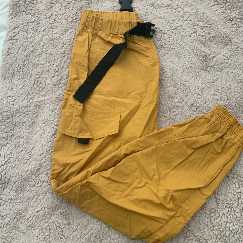 Yellow Cargo Pants